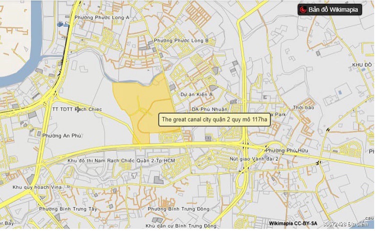 Bản đồ dự án Sài Gòn Bình An