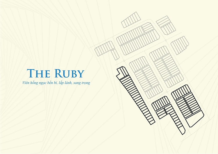 Mặt bằng phân khu The Ruby