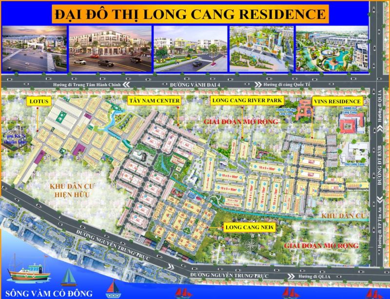 Dự án Long Cang New, nằm trong quần thể của đại đô thị Long Cang Residence